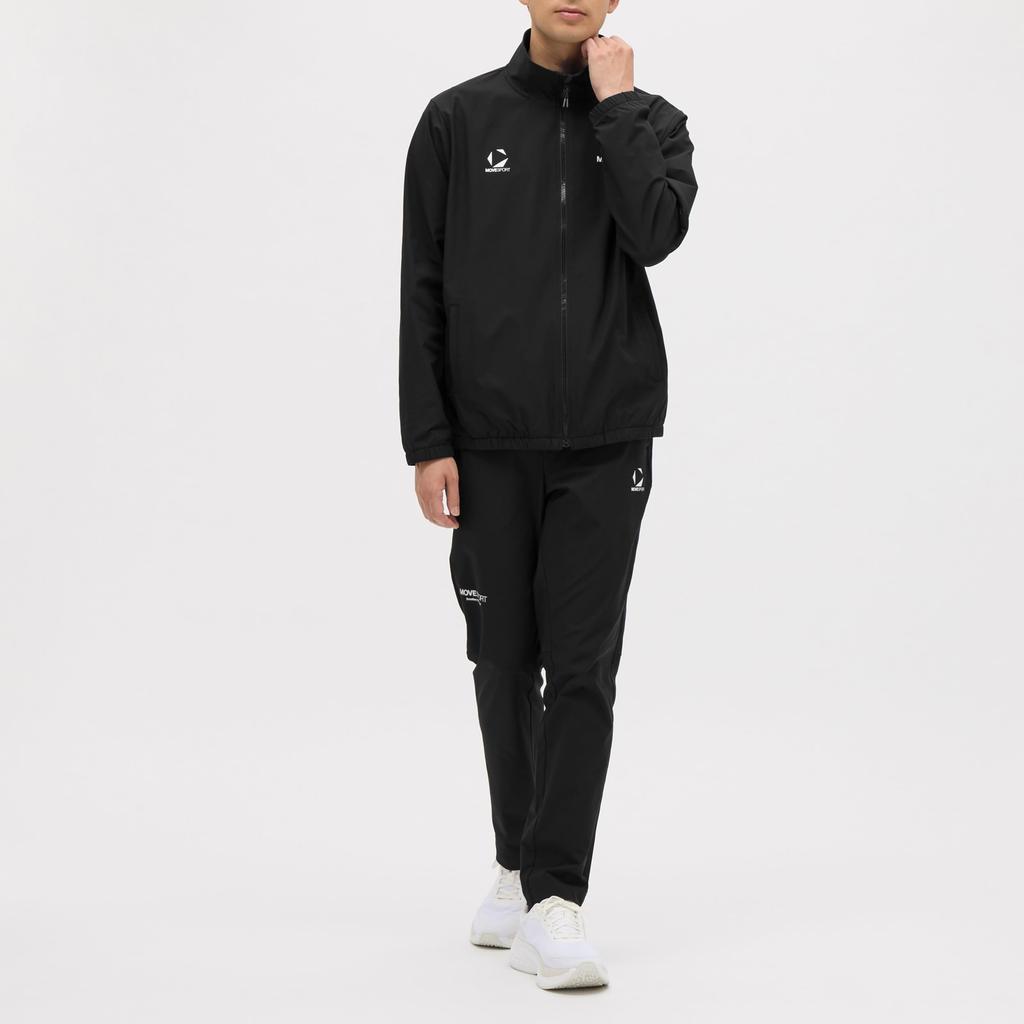 Move Sports Cross Descente Stretch Woven Stand Soft To the Comfortable for and BK00 Double-Weave Jacket, Touch, Training, Running, Walking, Men's,