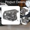 Motorcycle Rear Luggage Rack Support Shelf Holder Plate Sturdy Practical Spare Part Aluminum