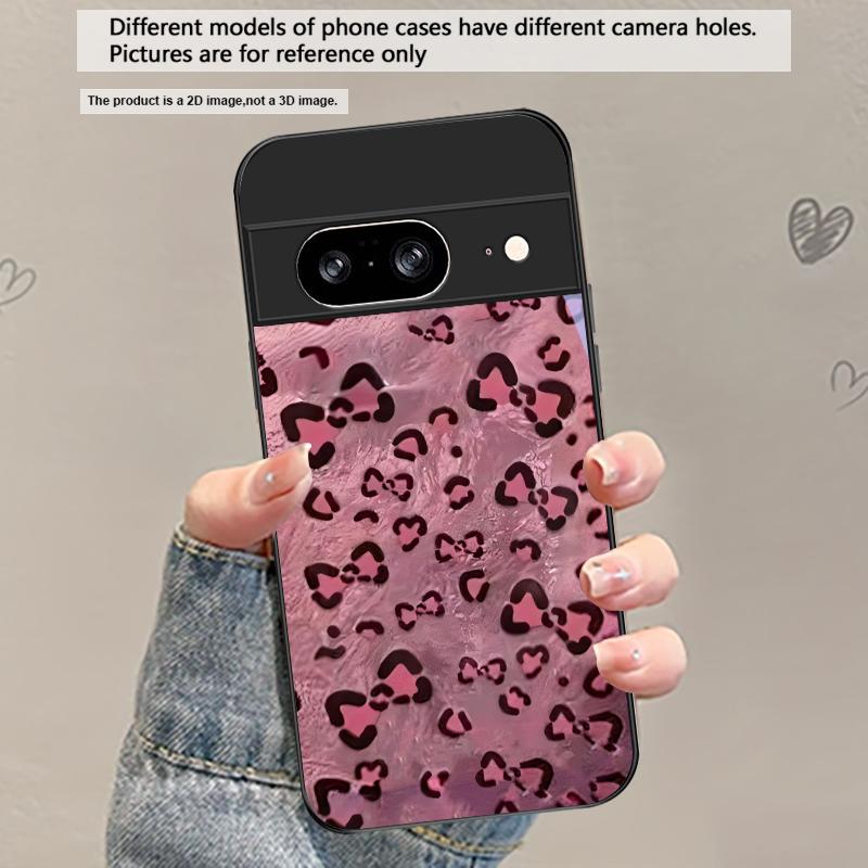 

Abstract leopard print For Google Pixel 8 7 9 10 Pixel 10 Pro XL Pixel 9 Pro XL Pixel 8a 7a Pixel 7 Pro Black Glass Phone Case Google Pixel 10 Pro XL