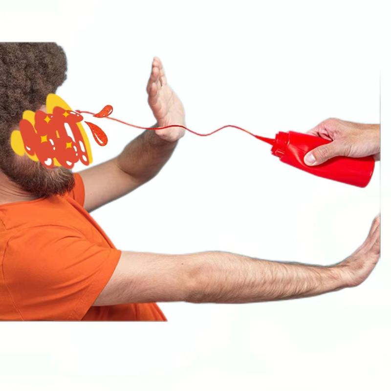 Prank Ketchupflasker Praktiske Jokes Tomatsauce Prank Voksne Børn Seje Legetøj Skræmmende Genstande Falsk Ketchup Overraskelsesgaver