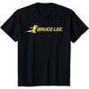 Kinder Bruce Lee Gelbes Kung Fu Kick Kinder T-Shirt