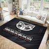 Wigan Warriors Design Crystal Velvet Carpet Cozy Non?Slip Printed Rug For Bedroom Living Room Entrance