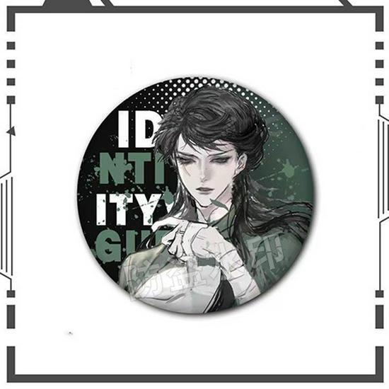

Identity V Фанмейд Чирлидер Чародейка Слепая Девушка Механик Брелок Значок 58mm Tinplate