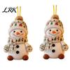 Christmas Tree Decorations Snowman Hanging Ornament, 2D Acrylic Lightweight Pendant, Fade Seasonal Home Resistant Piece for Holiday Party Festive