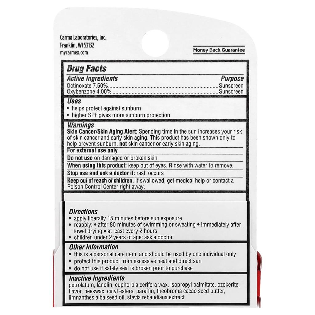 Daily Care, Moisturizing Lip Balm, Strawberry, Spf 15, 4.25G(0.15Oz)