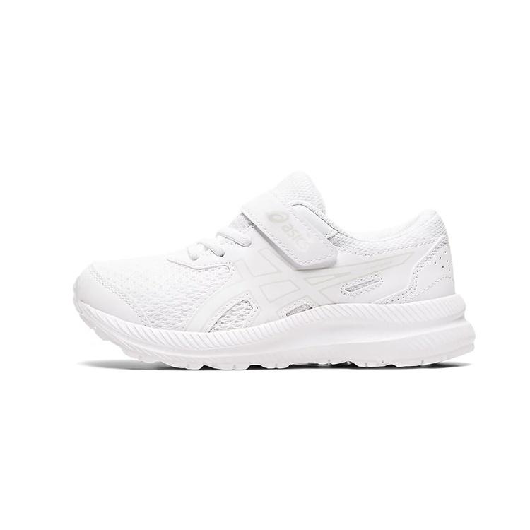 (PS) ASICS Gel-Contend 8  Triple White  Kids  1014A258-100 EU 28.5