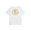 Converse T Shirts Men's White Crew Neck Moderate Straight Fit 10023993-A03