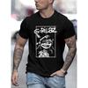 Mens TShirt Comfortable Crew Neck Casual Cotton ShortSleeves Soft Breathable Top Menswear Tshirt Spring Streetwear Cotton Fabric Trendy Letter Print