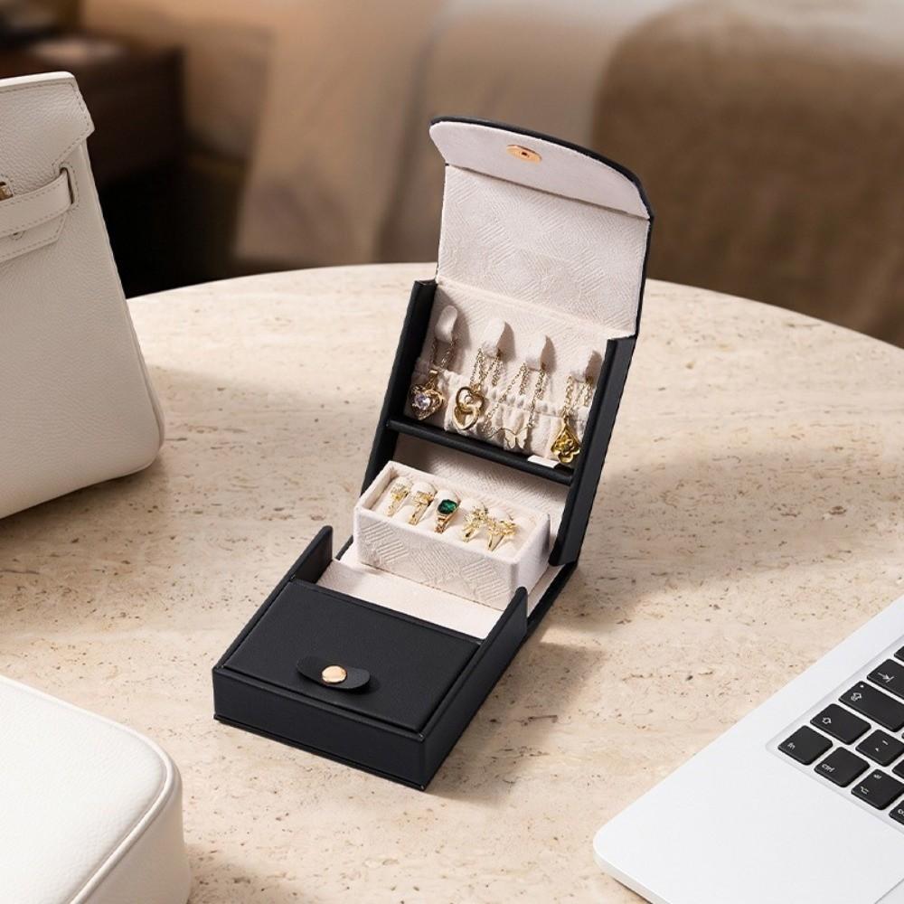 Large Capacity Jewelry Case Pure Color Jewelry Organizer Lightweight Necklace Organizer for Home