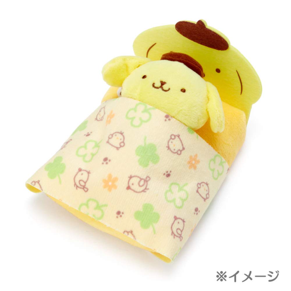 Sanrio Pompompurin Miniature Bed Plush (Collectible Toy)