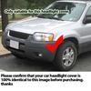 For Ford Escape Maverick 2005 2006 2007 Headlight Cover Car Headlamp Lens Glass Replacement Front Lamp Shade Auto Shell