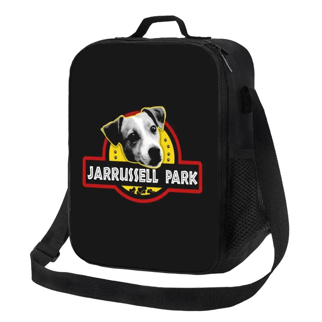 Jack Russell Terrier Dog With Pencil Portable Lunch Box Leakproof Animal Thermal Cooler Food Insulated Lunch Bag School Student