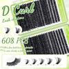 SEEUI DIY Cluster-Wimpern-Set Einzelwimpern 3D-Kunst Nerz-Wimpern Wispy Wimpernverlängerungs-Set mit Kleber & Versiegelung Wimpernpinzette