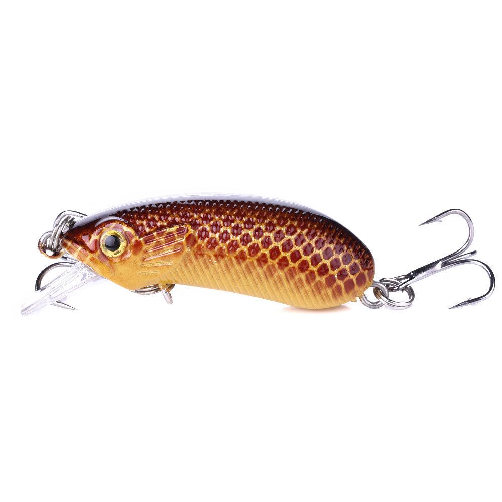 CC50Submerged Small Fat Lure Set5CM7GHighly Bionic Lure Freshwater and Saltwater Universal Long Cast Micro Bait Fake Fish Bait