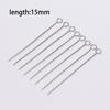 100pcs Stainless Steel Eye Head Pins Metal Eye Pins For Jewelry Making Findings Diy Earrings Pendant Jewelry Pins Supplies