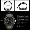 Findtime Digitale Militaire Dubbele Alarm Japanse Handleiding Groen I Herenhorloge, Analoog-Digitaal, Waterdicht, Horloge, Stopwatch, Sport, Tijd,