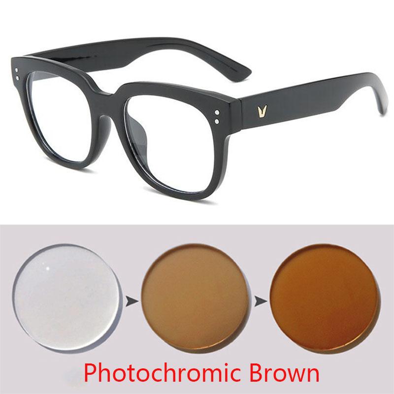 New Square Myopia Glasses Men Women Optical Prescription Eyewear 0 To -6.0 Diopter Lightweight Durable Frame