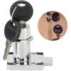 Lock Body,3-Pack Cylinder Cam Drawer Lock Desk Wardrobe Cabinet Locker Furniture Hardware Lock with 3 Keys