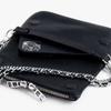 Neue französische Mode Damen ZV Tasche Luxus Design kleine schwarze Umschlagtasche Retro Design Diamant Flügel Tasche