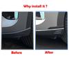 For Chery Tiggo 9 2024 2025 ABS black Car Exterior Front Bumper corner guard Bumper Cover Protector Guard Exterior accessories
