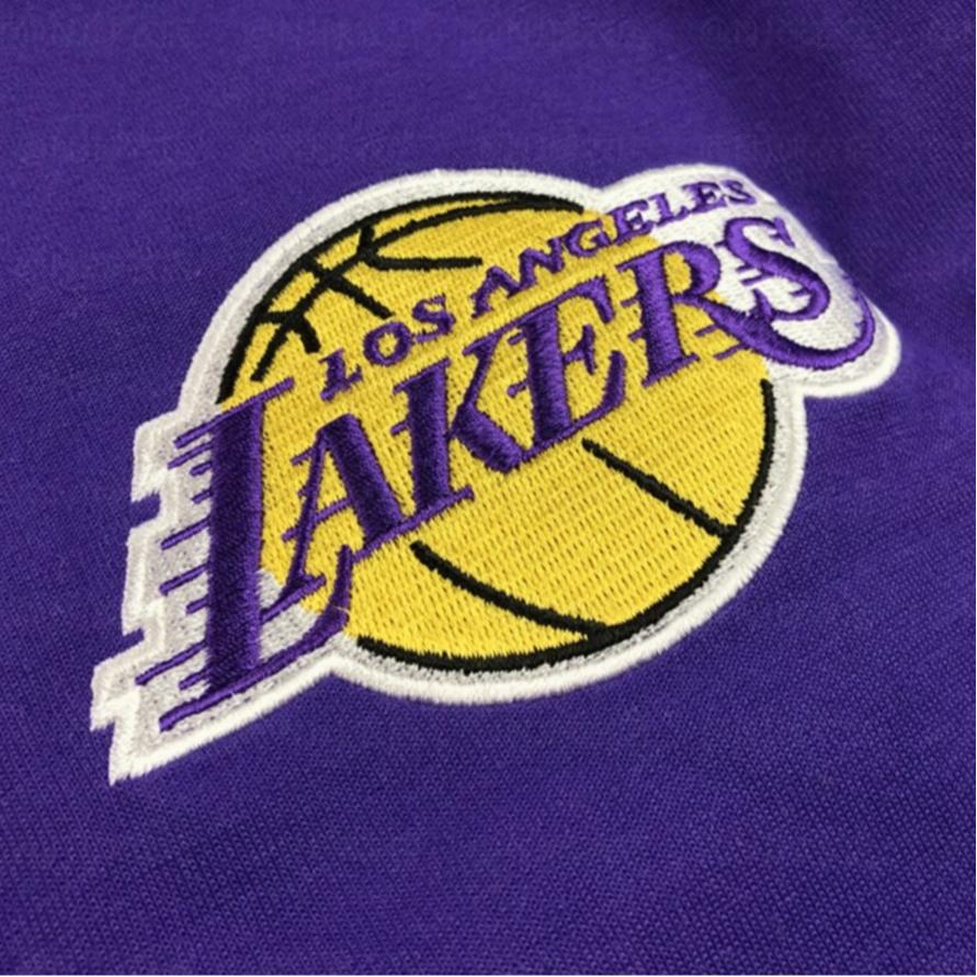 Jordan Lakers LeBron Mikina s kapucí na zip s potiskem loga abecedy Dětské bundy Fialová 3Z2B7FEKU-LAK