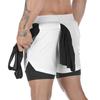 Herren Schnelltrocknende Doppellagige Sportshorts - Sommer Laufen, Basketball & Training