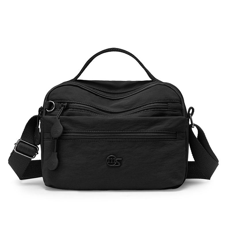 Shoulder Bag Simple and Fashionable Nylon Cloth Lightweight Crossbody Bag Casual Women's Mobile Phone Change Multi-purpose Bag