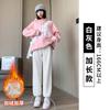 Women's High Waist Waffle Knit Wide Leg Sweatpants Drawstring Elastic Waist Casual Loose Lounge Pants