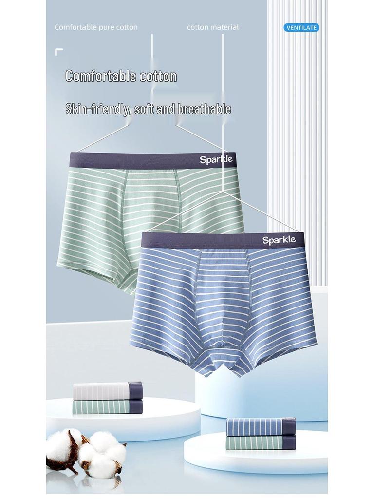 A-Class Pure Cotton Underwear for Teen Boys 15-18, Medium & Large, Comfort Fit for Chubby Kids, No Wedgies, All-Cotton Crotch.