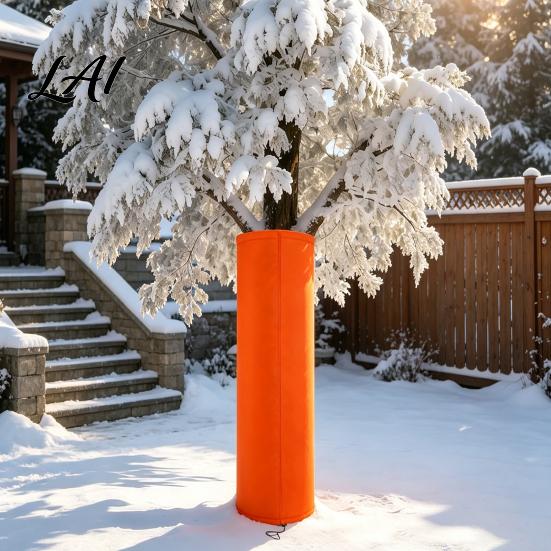 Tree Trunk Protector Protector Thermal Insulation Wrap with Drawstring Freeze Windproof Shield Protection Winter Bark for Palms Fruit Trees Outdoor