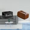 Retro Wooden Remote And Tissue Organizer Multifunctional Table Couch Office NightStand Kitchen Car