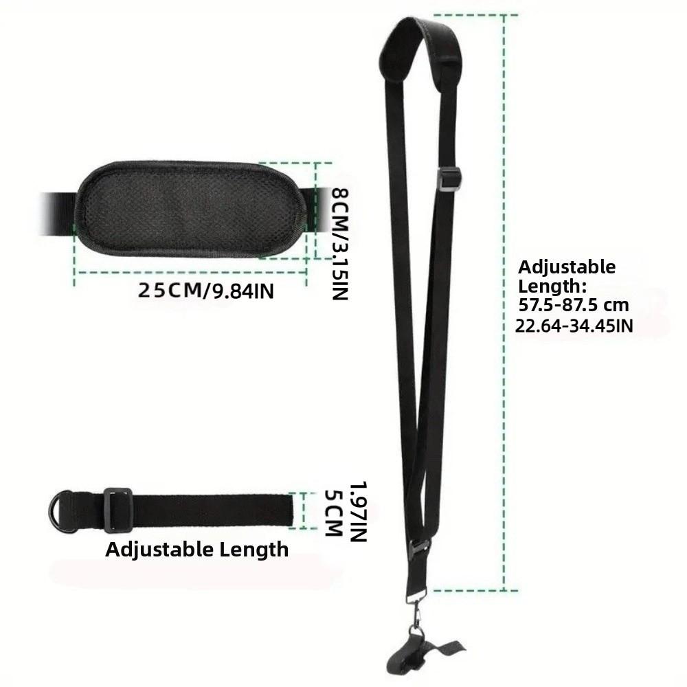 Nylon Belt Lawn Mower Harness Strap Adjustable Length Grass Brush Cutter Belt  for Garden