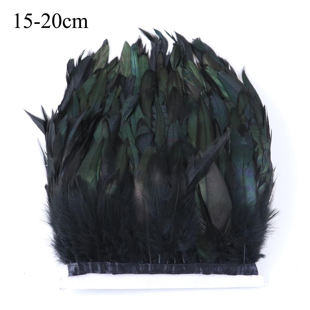 Feather1 Meter Natural Feather Trim Fringe Multi-color White Black Red Ostrich Turkey Feathers for Wedding Dress Decoration DIY Crafts