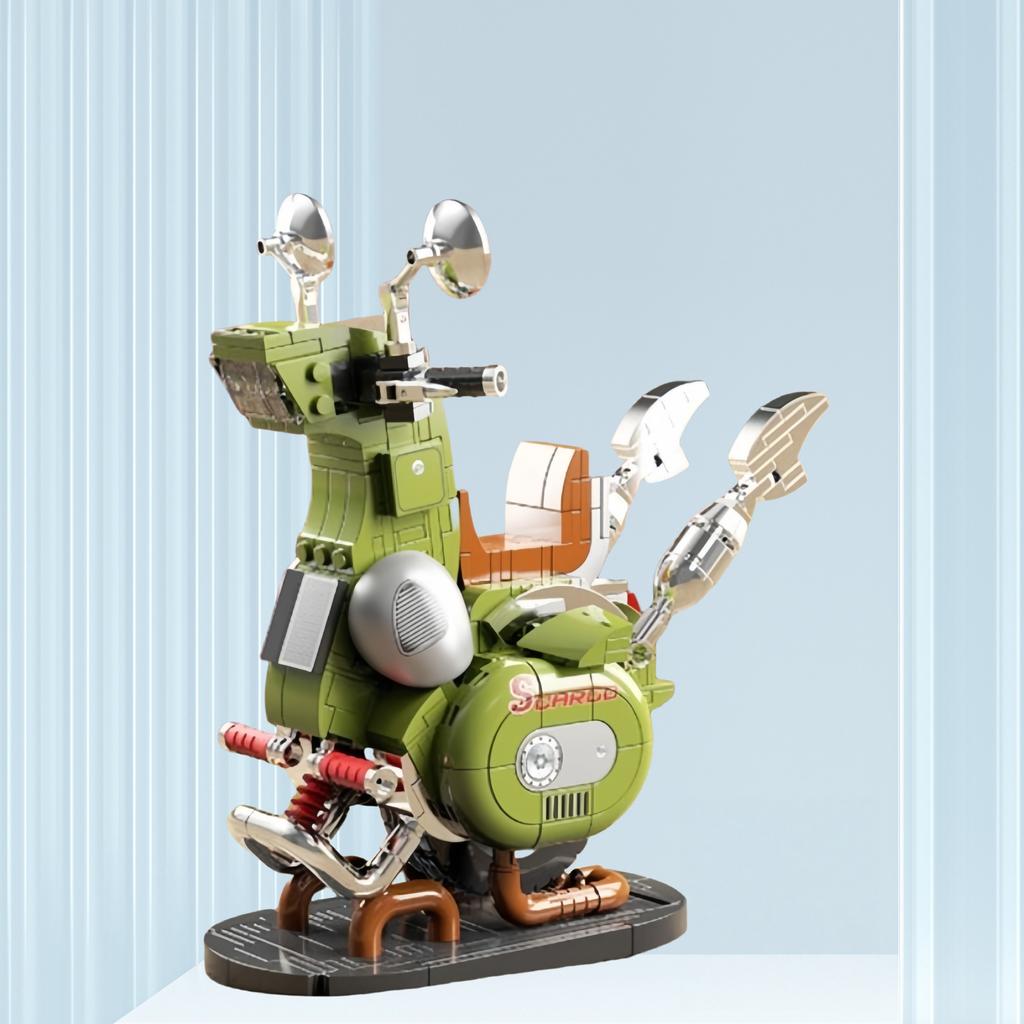 Educational Motorcycle Puzzle Toy Assembly Kit For Kids - Interactive Building Block Plaything Gifts For Children