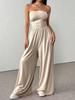 2026 Strapless Wide-leg High-waisted Jumpsuit