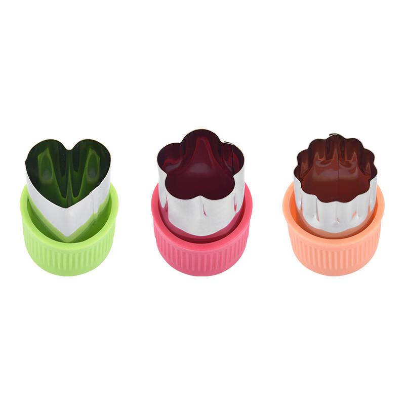 MDNG Stainless Steel 3-Piece Heart Shape Cutter Set