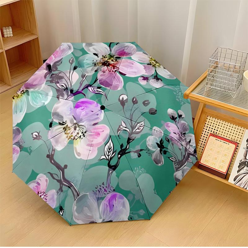 

Bear Catching (4) Theme Automatic Umbrella Compact 8-Rib Design Sturdy Construction Durable Everyday Carry Umbrella Stylish Accessory