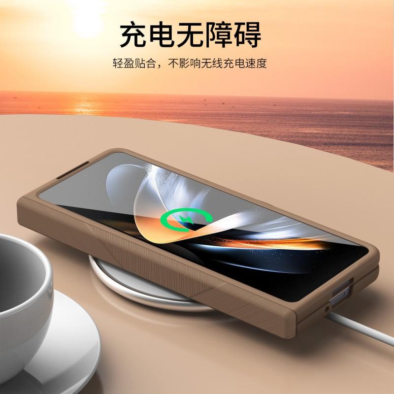 Slim Full Coverage Protective Case Galaxy Z Fold4 Fold3 Foldable Phone PC Bumper Shockproof Anti-Fingerprint