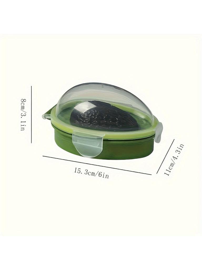 2pcs Reusable Avocado Preserving Box - Plastic Flip Top Avocado Preserving Box, Multi purpose