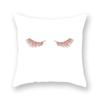 45X45CM Pink Shiny Polka Dot Alphabet Geometric Simple Pillow Cover Bed Sofa Car Office Seat Cushion  Home Decoration