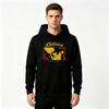 Men's Casual Print Pullover Hoodie Long Sleeve Loose Streetwear Sweatshirt for Daily Wear