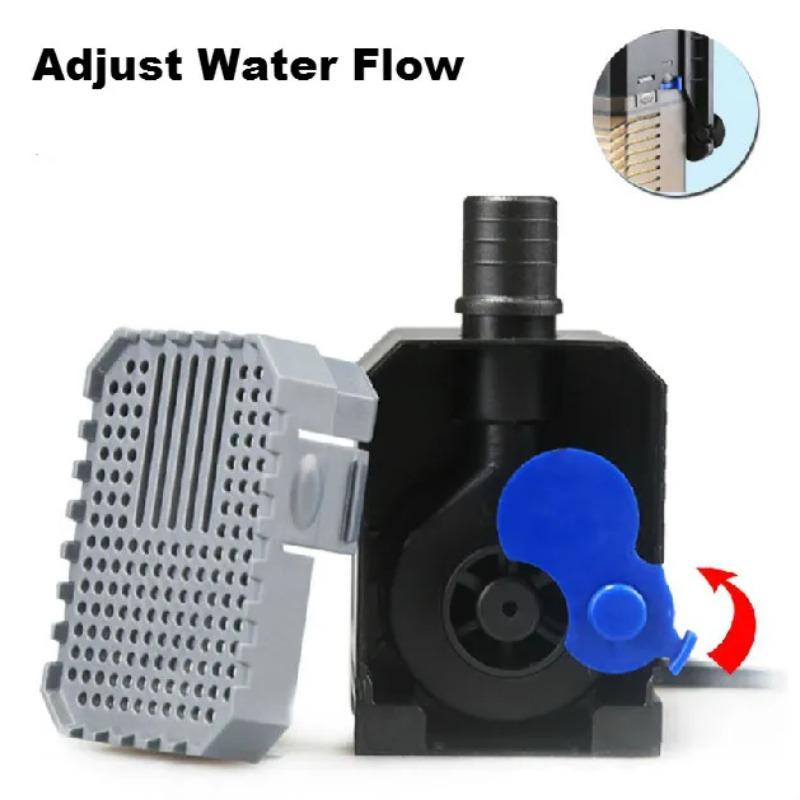 Super 4 In 1 Sunsun Internal Aquarium Filter Pump Fish Tank Multifunction Wave Maker Water Circulation Air Pump Filter CHJ-502