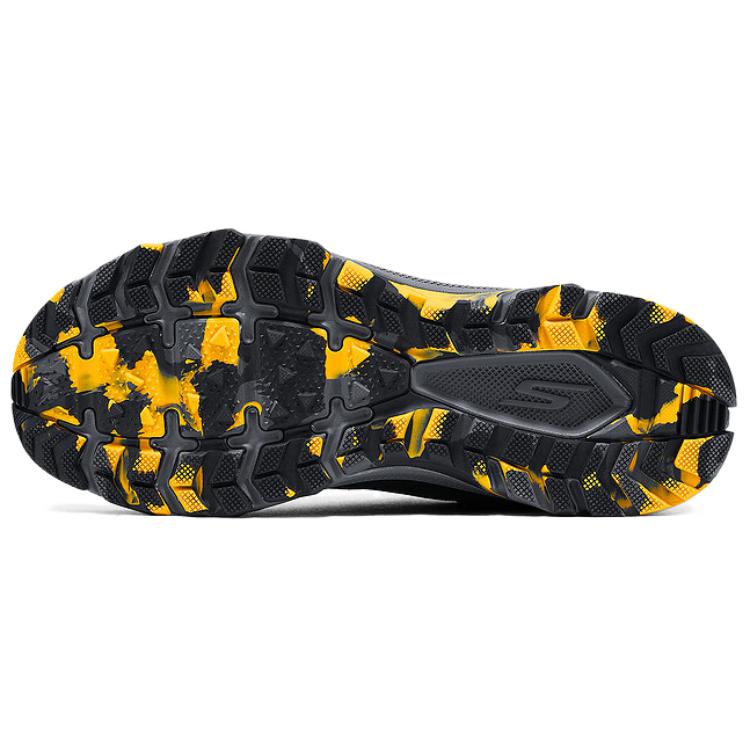 Skechers Zapatillas de Correr para Hombre Go Comfortable Versátiles Antideslizantes Duraderas de Caña Baja para Trail Running Hombre zapatilla Negra Amarilla 220754C-BKYL
