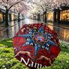 Custom Name Personalized FC Bayern Munich Print Umbrella, Auto Open Close, 8‑Rib Sturdy Frame, Commute Camping Hiking Use, Birthday Gift