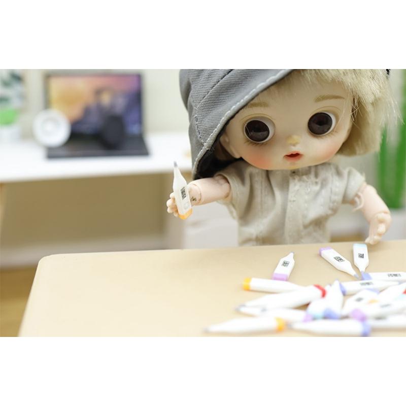 

5Pcs Miniature Scene Decoration 1/12 Scale Dollhouse Simulation Mini Thermometer Model Toys For Doll Accessories one size