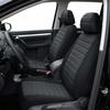 Housses de siège auto avant - AIMOONSA - Gris 2 sièges universel - Tissu jacquard - Compatible airbag - Lavable en machine