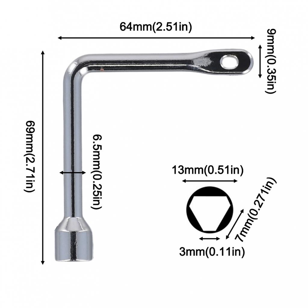 High-quality Triangle Wrench Multipurpose Water Meter Valve Tools