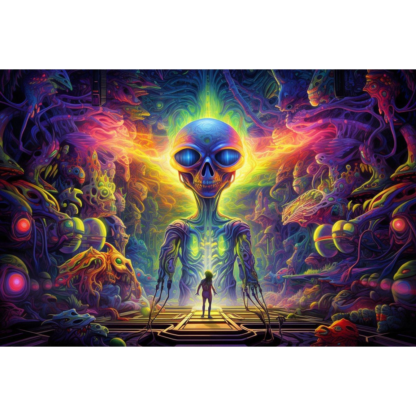 Tapestry of the Psycho Alien 75x100