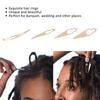 Dreadlocks Tool Set Dreadlocks Braid Rings Hair Extension Crochet Hook Hair Decoration AccessoriesGold