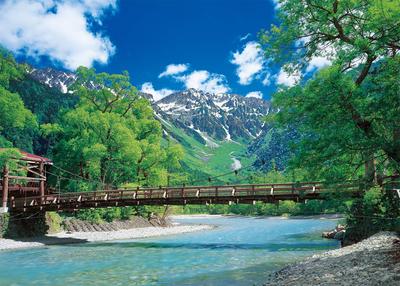 [Epoka] 2000 Super Małych Elementów Puzzle Japoński Krajobraz Czysty Strumień-Nagano (Wymiary: 38x53 cm) 54-023